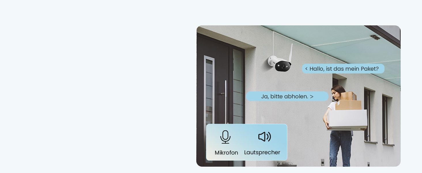 ZOSI WLAN-Überwachungsset mit vier Kameras und Rekorder mit eingebautem 12-Zoll-Bildschirm – Detail 8