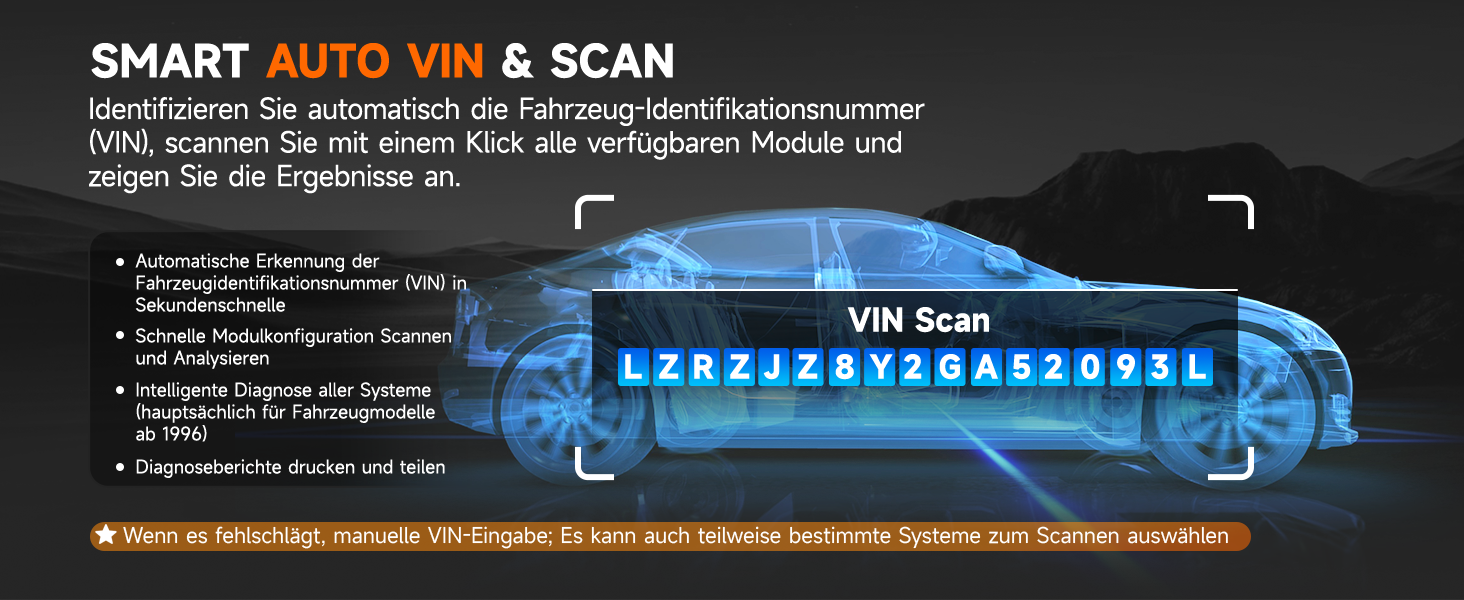 ANCEL FX6100 OBD2-Diagnosegerät mit 6,2-Zoll-Touchscreen und Diagnosekabel. – Detail 14