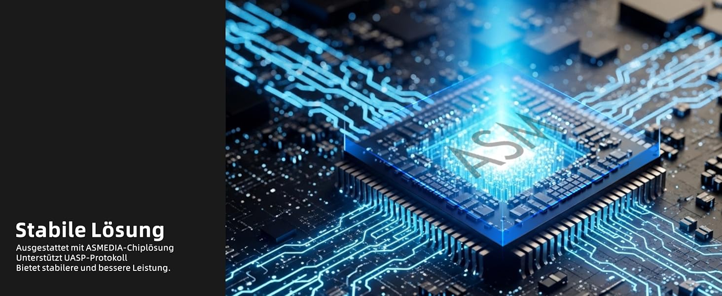 UnionSine externe 3,5-Zoll-Festplatte mit 14 TB in senkrechter Bauform – Detail 8