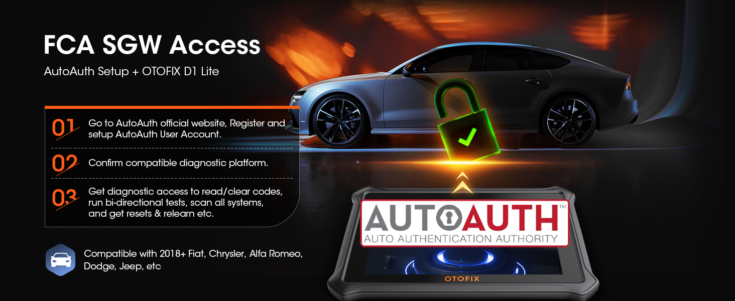 OTOFIX D1 Lite Diagnosetablet mit 7-Zoll-Touchscreen und OBD2-Stecker – Detail 13
