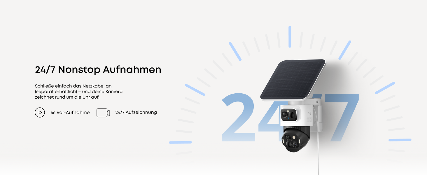 eufyCam S3 Pro 4K Akku-Überwachungskamera mit Solarpanel – Detail 11