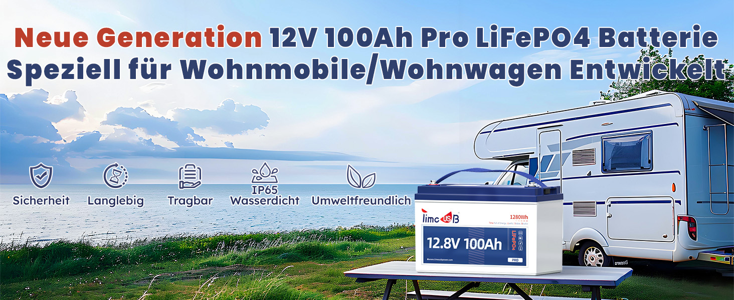 Timeusb 12V 100Ah LiFePO4-Akku Gruppe 31 – Detail 2