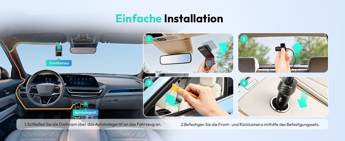 BOTSLAB Dashcam 4K mit STARVIS 2 und Hardwire-Kit – Detail 15