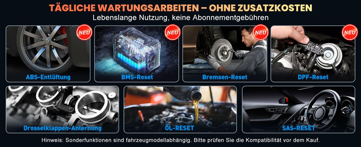 LAUNCH CRP123E V3.0 OBD2-Diagnosegerät mit 5-Zoll-Display und OBD2-Anschlusskabel. – Detail 7