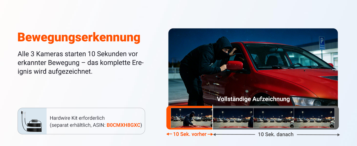 VANTRUE N4S Dashcam mit drei STARVIS-2-Sensoren – Detail 15