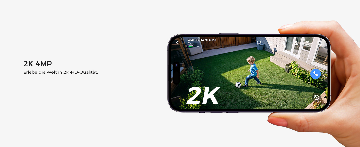 Hiseeu 2K Solar-Überwachungsset mit vier Akkukameras und NVR – Detail 16