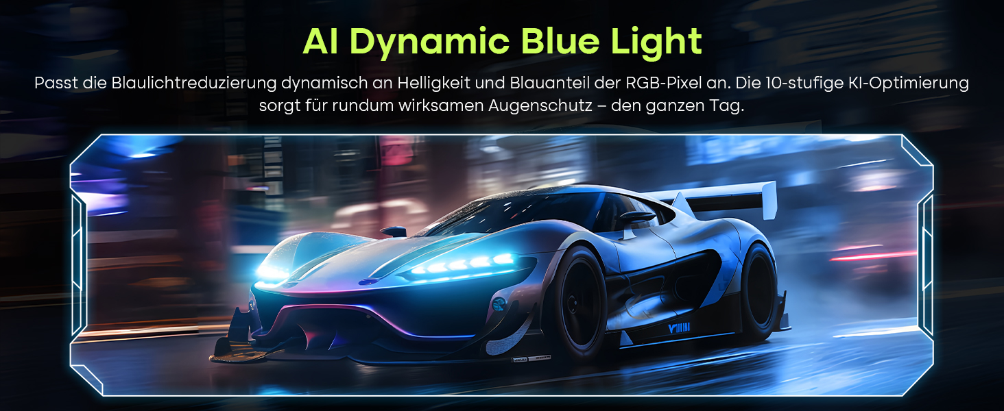 Amzfast AMZG34C5Q Pro 34-Zoll-Ultrawide-Monitor, 1500R gebogen, auf höhenverstellbarem Standfuss – Detail 10