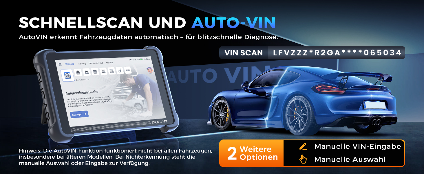 MUCAR 892BT OBD2-Diagnosegerät mit 8-Zoll-Tablet, Bluetooth-Dongle und Zubehör – Detail 8