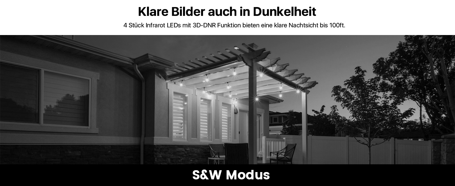ZOSI C225 4K PoE Überwachungsset mit weisser Dome-Kamera und 8-Kanal-Netzwerkrekorder – Detail 4