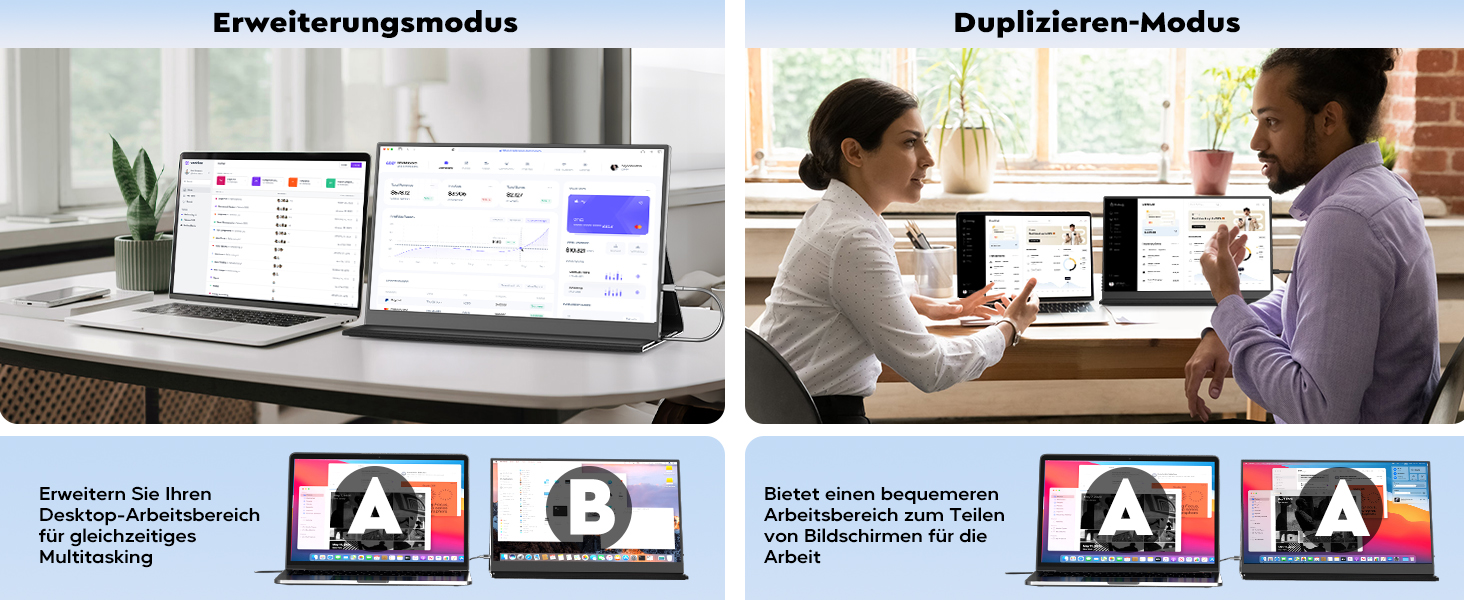 HONGO tragbarer 4K-Monitor mit 17,3 Zoll Display und magnetischer Schutzhülle als Aufsteller – Detail 4