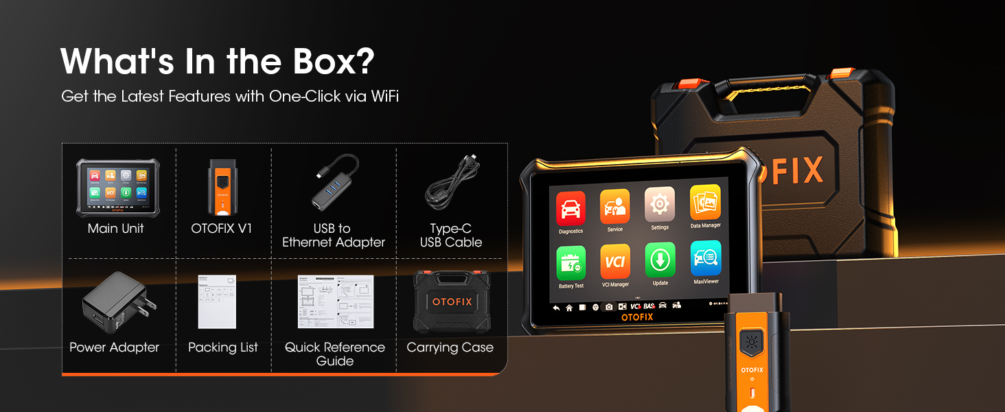 OTOFIX D1 Lite Diagnosetablet mit 7-Zoll-Touchscreen und OBD2-Stecker – Detail 16