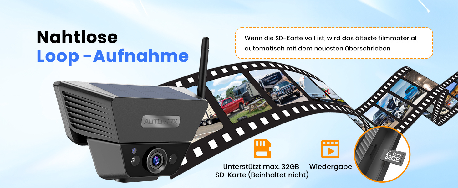 AUTO-VOX SOLAR5 Funk-Rückfahrkamera mit Magnethalter und 7,2-Zoll-Monitor – Detail 7