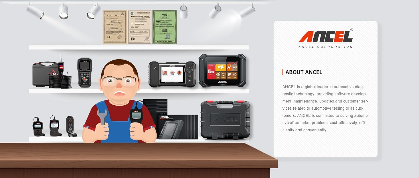 ANCEL FX6100 OBD2-Diagnosegerät mit 6,2-Zoll-Touchscreen und Diagnosekabel. – Detail 18