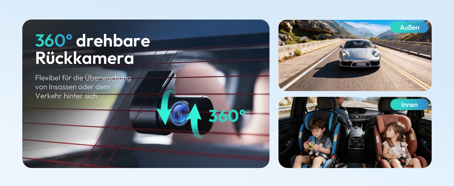 BOTSLAB G980H Dashcam 4K vorne und 2K hinten – Detail 4
