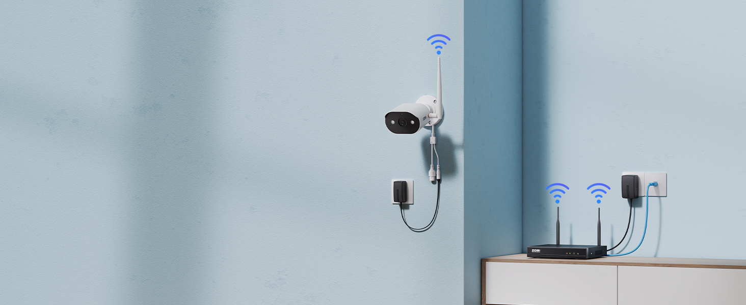 ZOSI 2K WLAN-Überwachungsset mit vier Kameras, Farbnachtsicht und 8-Kanal-Rekorder mit 1 TB – Detail 14