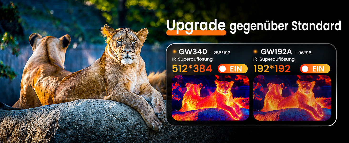 GOYOJO Wärmebildkamera zum Aufstecken auf das Smartphone mit 192 x 192 Bildpunkten – Detail 4