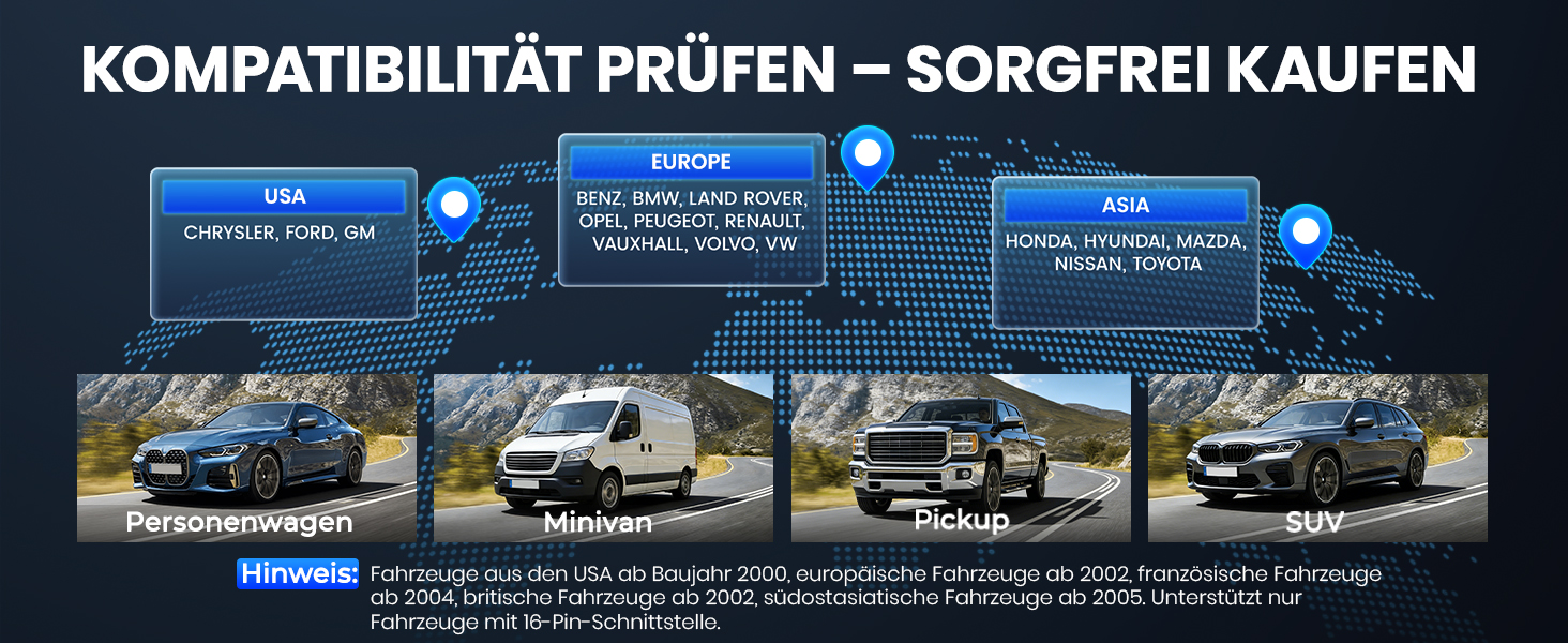 AUTOPHIX DM5900 OBD2-Diagnosegerät mit Batterietestklemmen und Farbdisplay – Detail 20