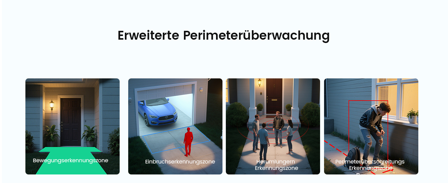 ZOSI C180 PoE Überwachungsset mit 8-Kanal-Netzwerkrekorder und vier Aussenkameras mit 8 Megapixel – Detail 8