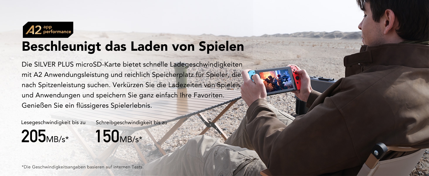 Lexar Silver Plus microSDXC Speicherkarte mit 256 GB in Silber – Detail 5