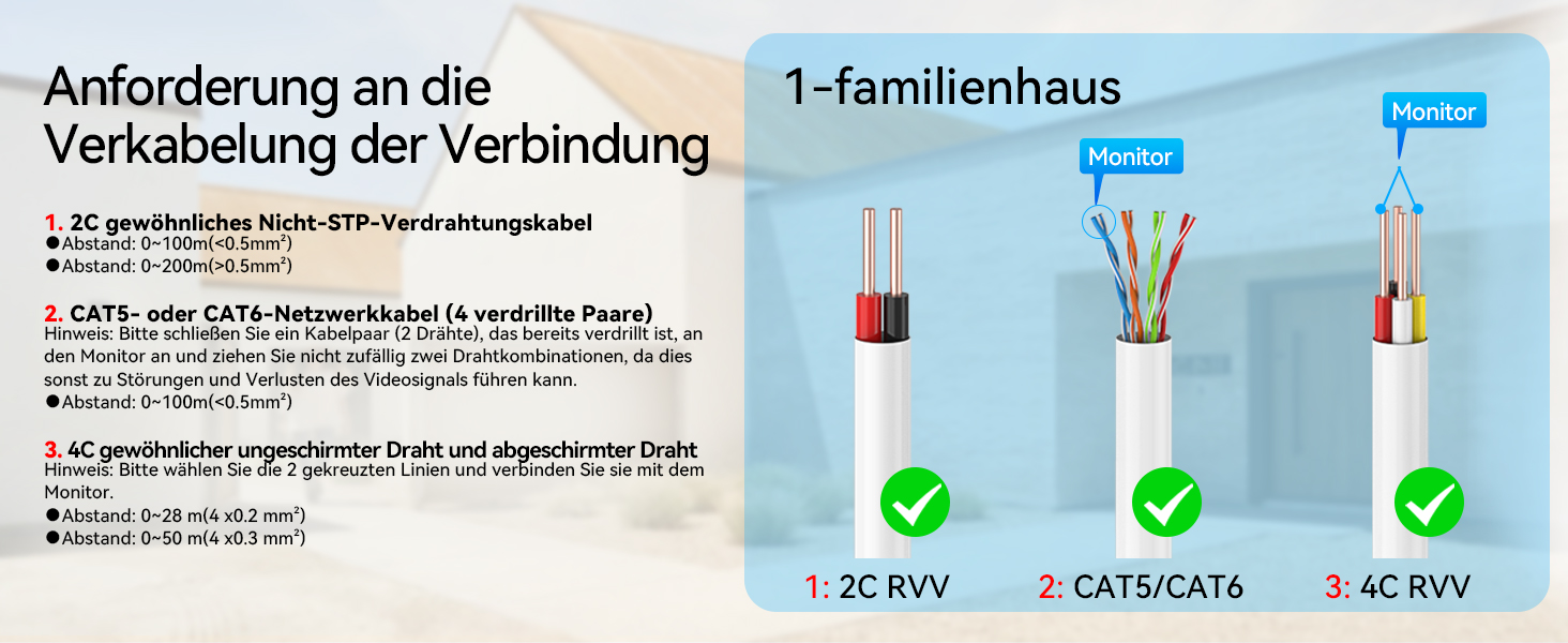 TMEZON WLAN Video-Türsprechanlage 2-Draht mit 7-Zoll-Touchscreen – Detail 15