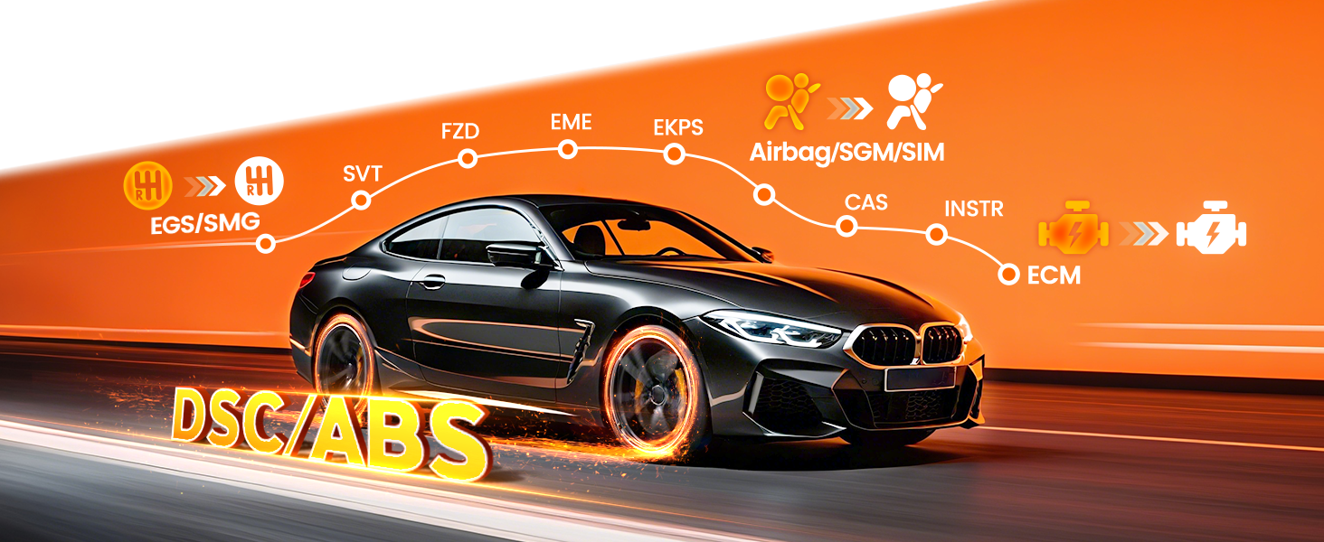 Handgerät ANCEL BM700Pro zur Fahrzeugdiagnose mit Display, Frontansicht. – Detail 7