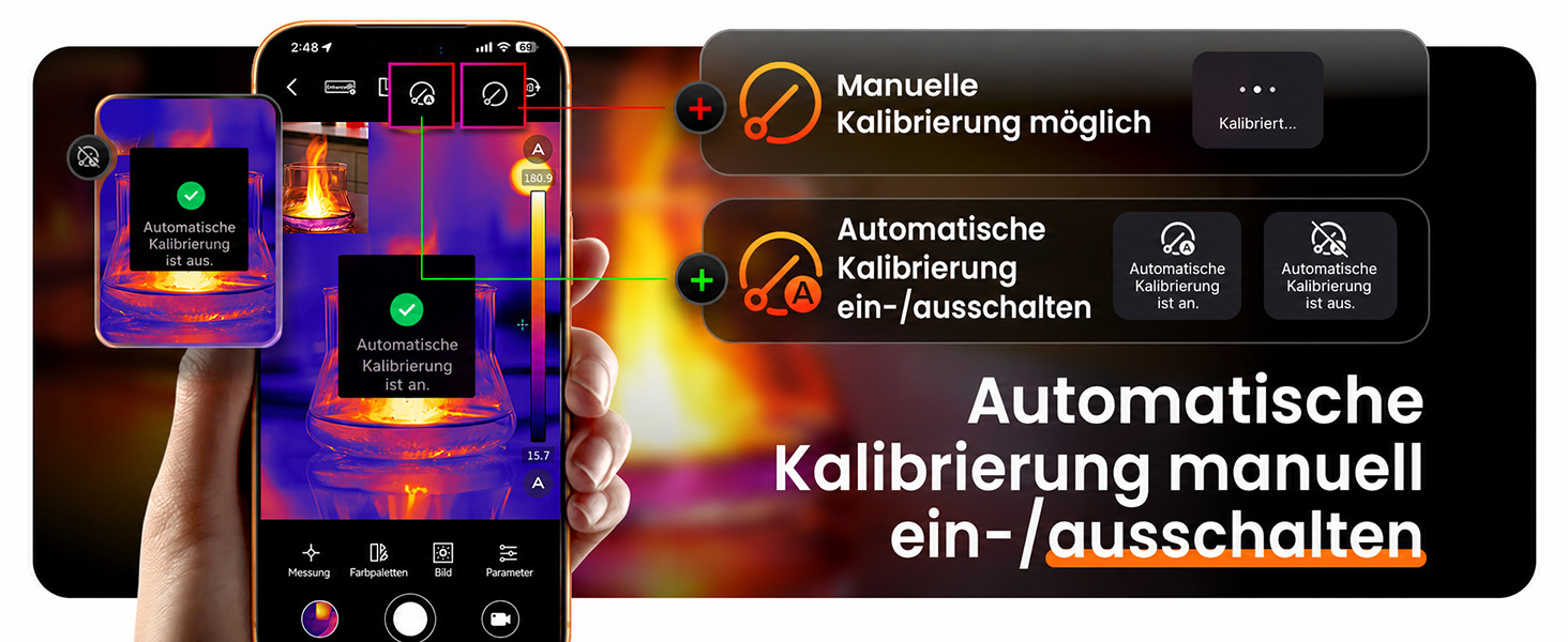 GOYOJO Wärmebildkamera zum Aufstecken auf das Smartphone mit 192 x 192 Bildpunkten – Detail 5