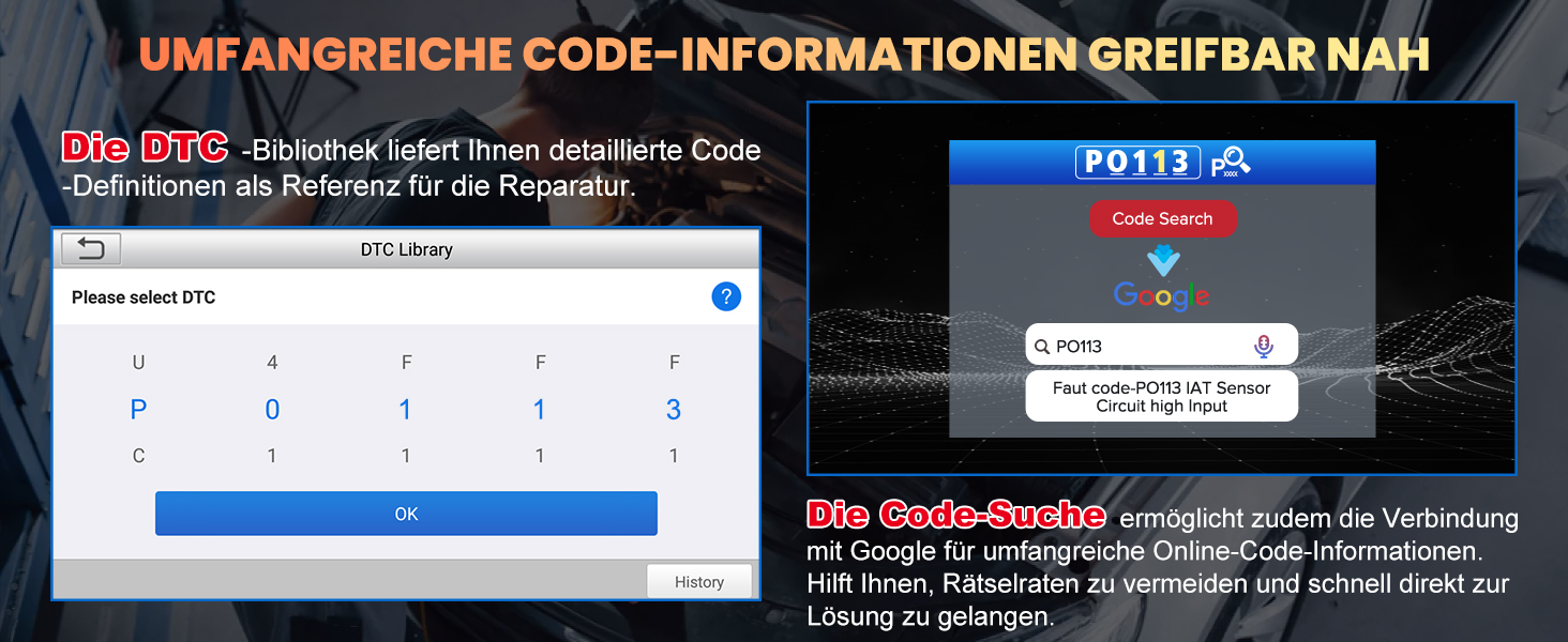 LAUNCH CRP123E V3.0 OBD2-Diagnosegerät mit 5-Zoll-Display und OBD2-Anschlusskabel. – Detail 13