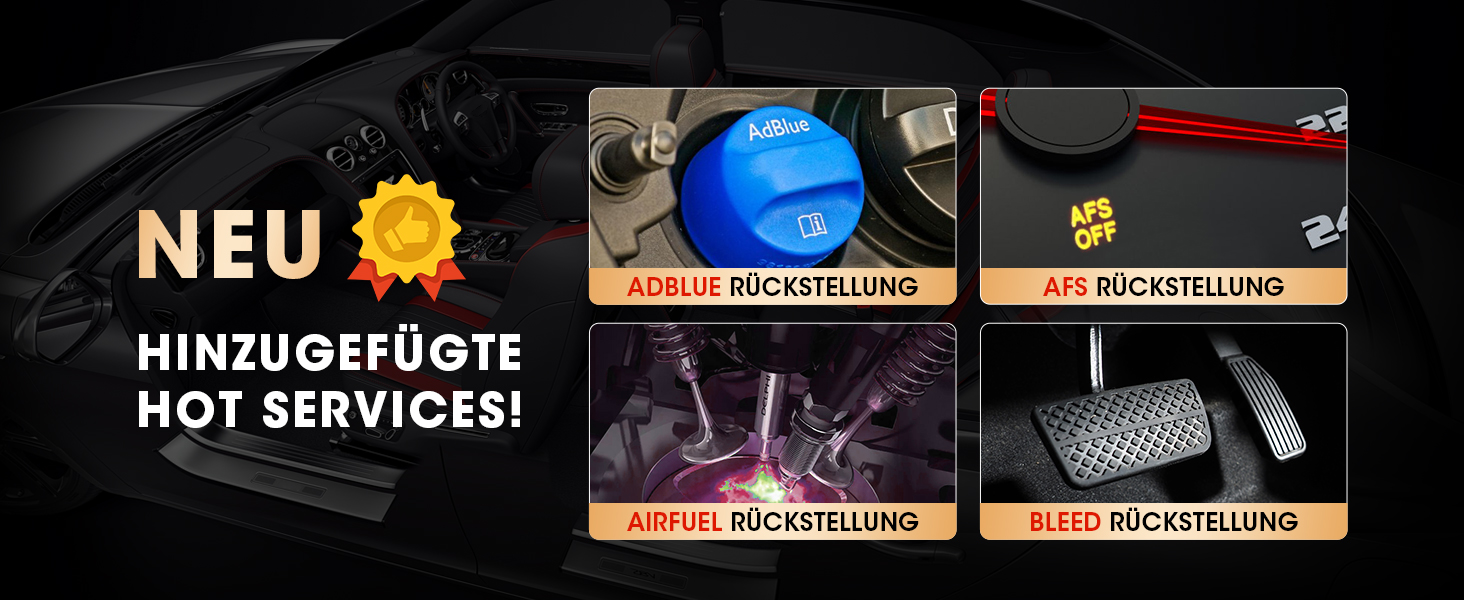 LAUNCH CRP129X V3.0 OBD2-Diagnosegerät mit 5-Zoll-Touchscreen und OBD-Anschlusskabel – Detail 4