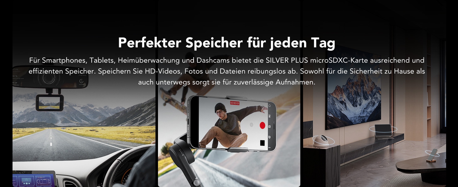Lexar Silver Plus microSDXC Speicherkarte mit 256 GB in Silber – Detail 6