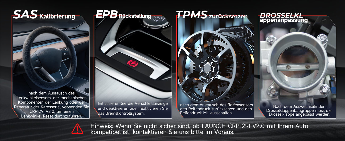 LAUNCH CRP129i V2.0 Diagnosegerät mit 5-Zoll-Touchscreen und OBD2-Kabel – Detail 4