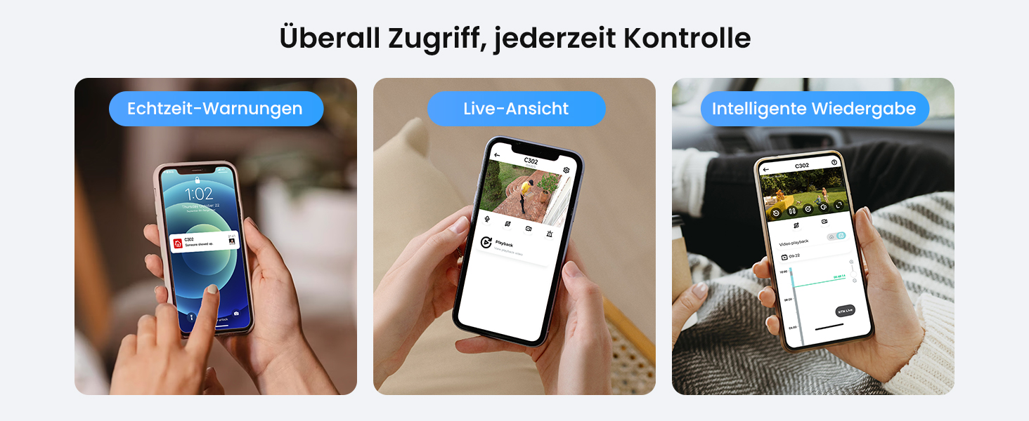 ZOSI 2K WLAN-Überwachungsset mit vier Kameras, Farbnachtsicht und 8-Kanal-Rekorder mit 1 TB – Detail 16