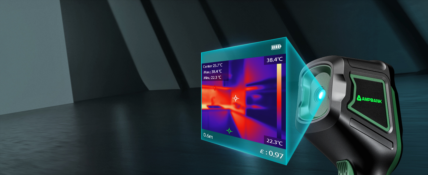 AMPBANK H128 Wärmebildkamera mit 240 x 240 Bildpunkten im Handformat – Detail 6
