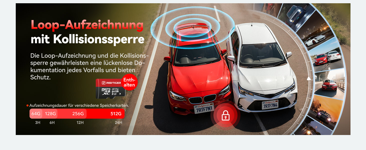 REDTIGER F7N Dashcam 4K mit GPS-Halterung – Detail 10