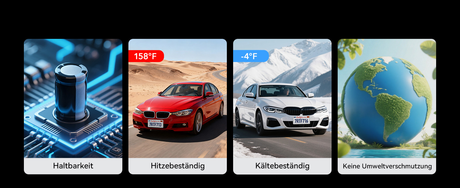REDTIGER F7N Touch Dashcam mit Touchscreen und separater Heckkamera – Detail 10