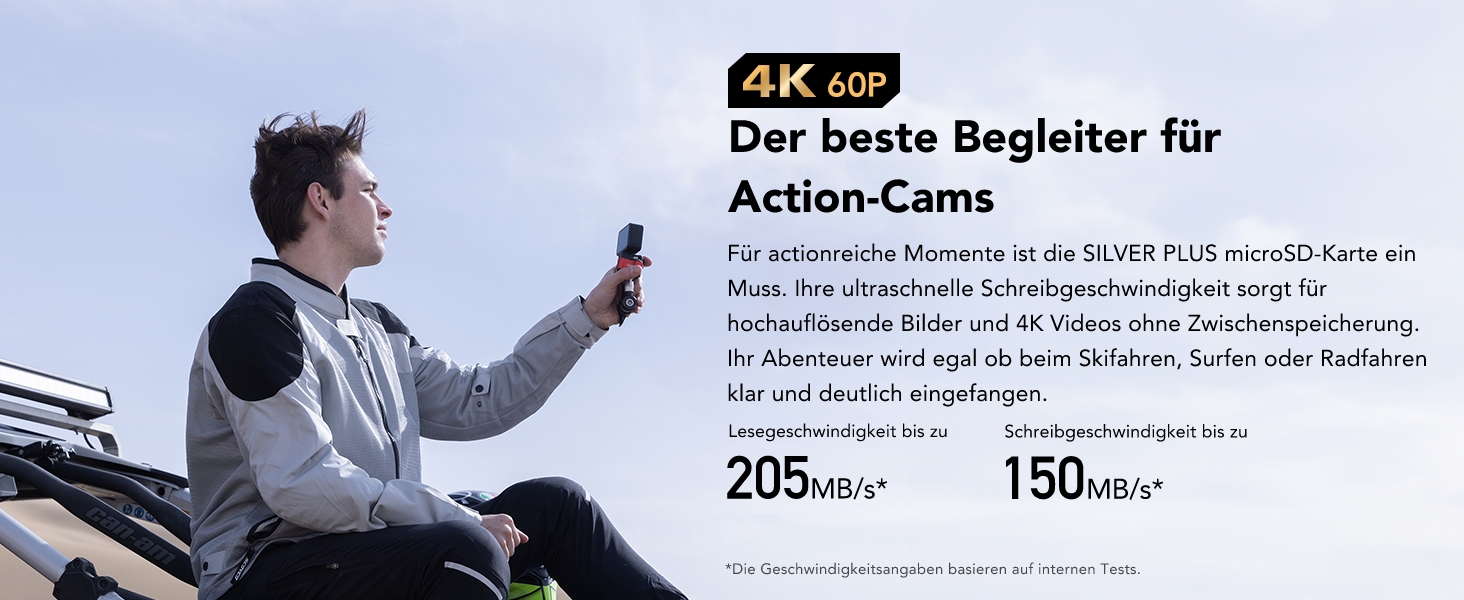 Lexar Silver Plus microSDXC Speicherkarte mit 256 GB in Silber – Detail 7