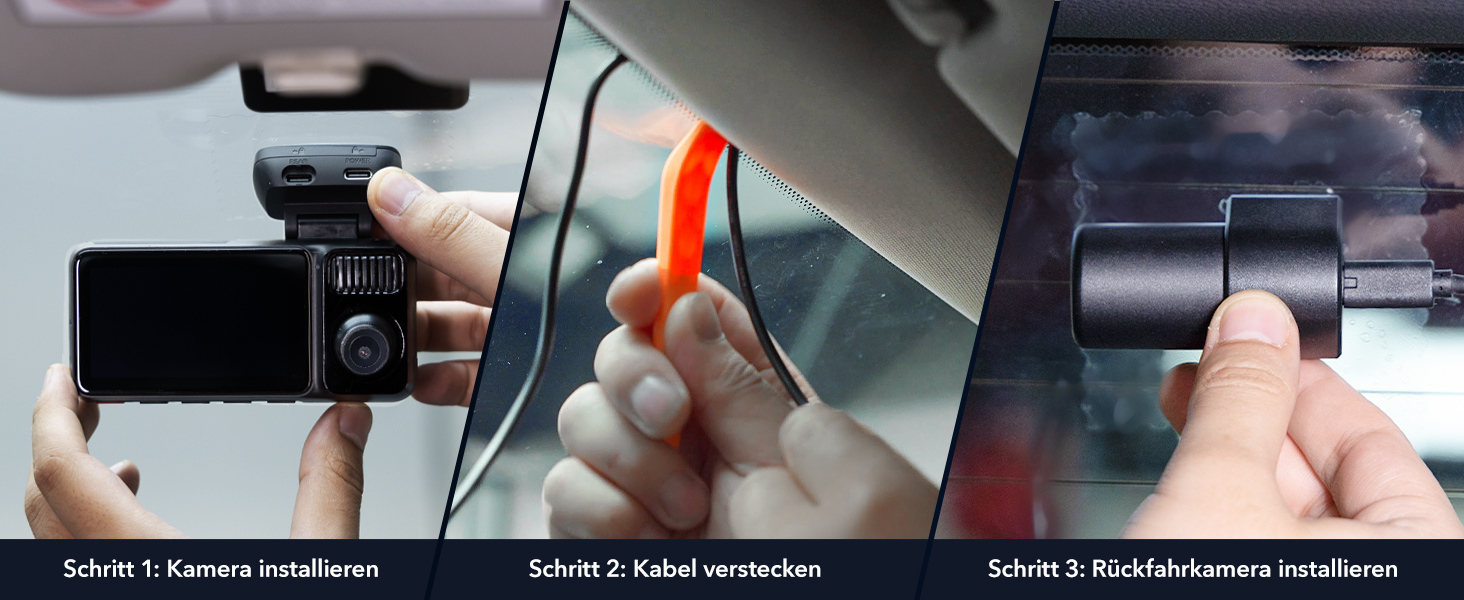 REDTIGER F17 Elite 3-Kanal-Dashcam mit Dual STARVIS 2 – Detail 10