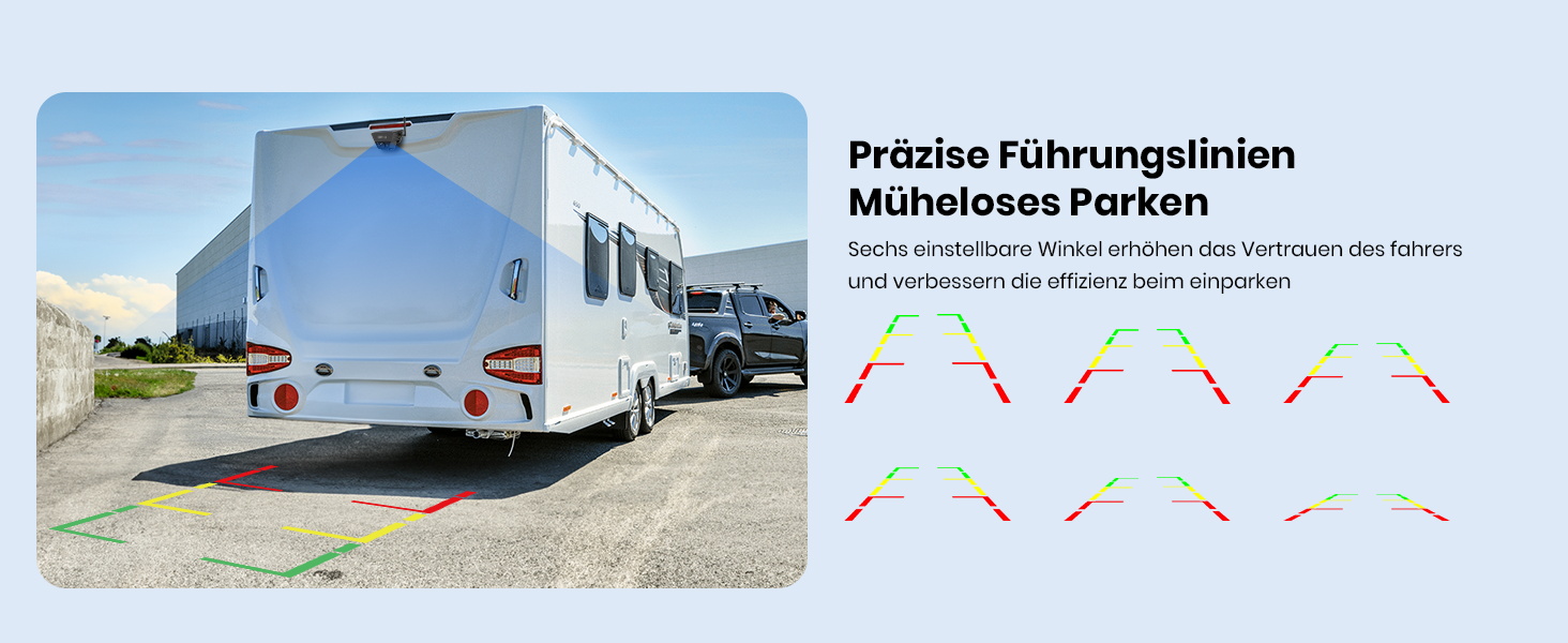 AUTO-VOX SOLAR5 Funk-Rückfahrkamera mit Magnethalter und 7,2-Zoll-Monitor – Detail 13