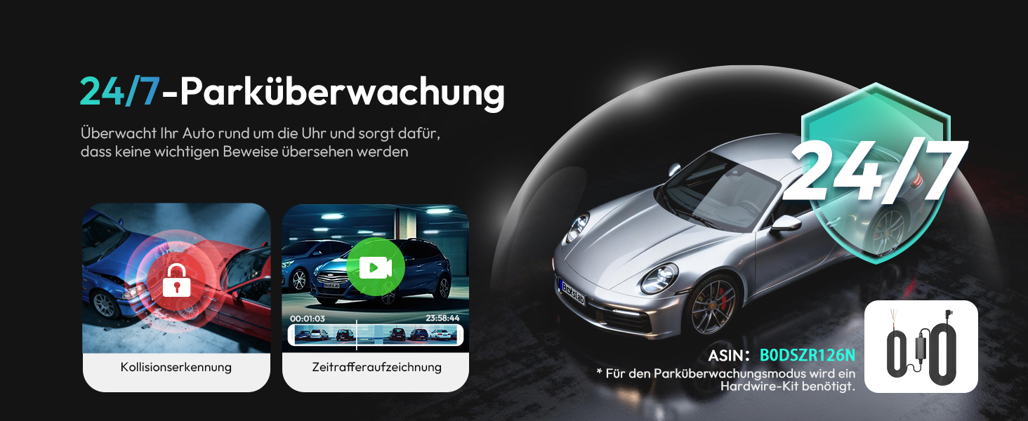 BOTSLAB G980H Dashcam 4K vorne und 2K hinten – Detail 8