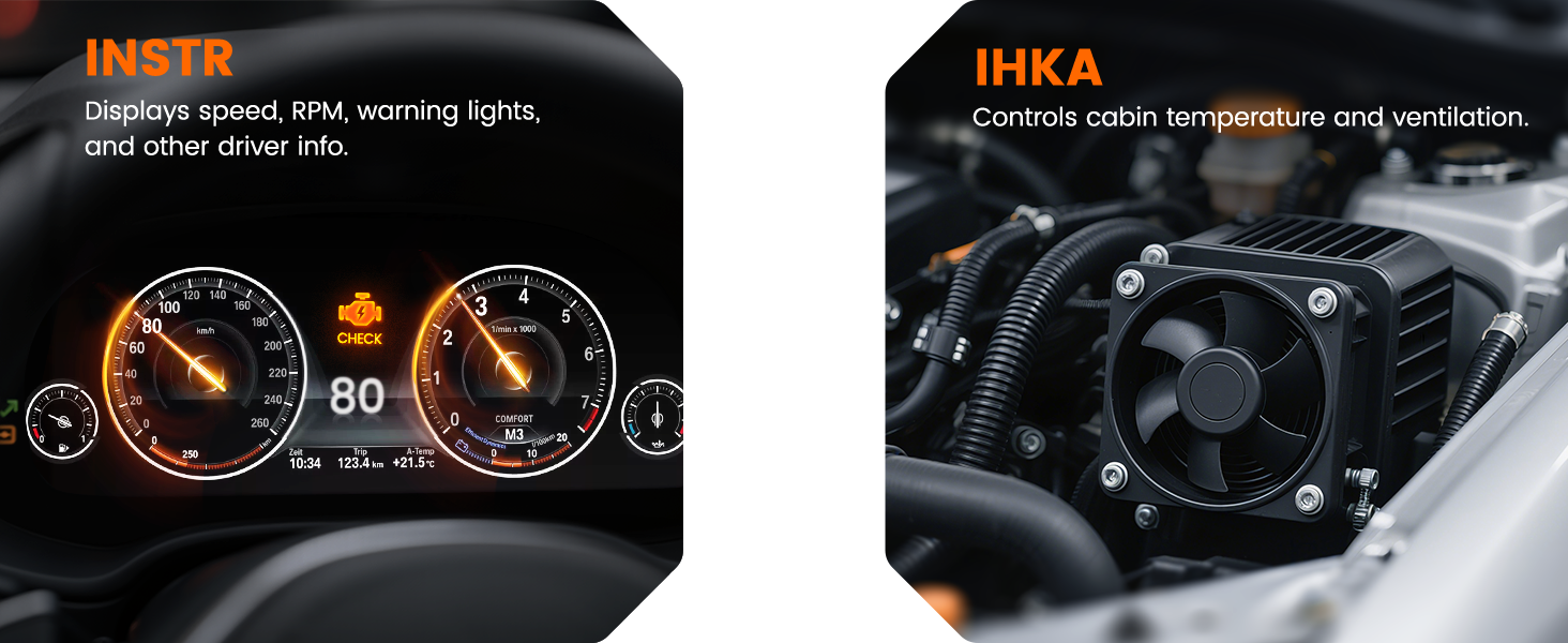 Handgerät ANCEL BM700Pro zur Fahrzeugdiagnose mit Display, Frontansicht. – Detail 10