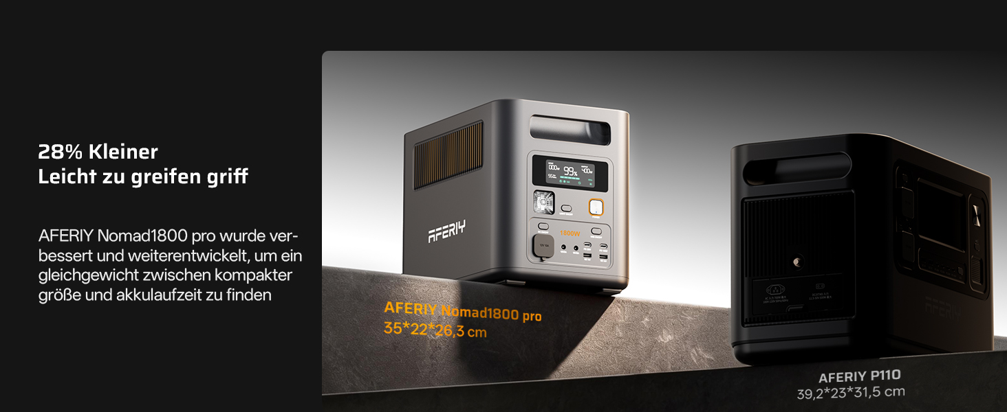 AFERIY P180 Pro Powerstation mit 1024 Wattstunden, erweiterbar auf 5120 Wattstunden – Detail 7