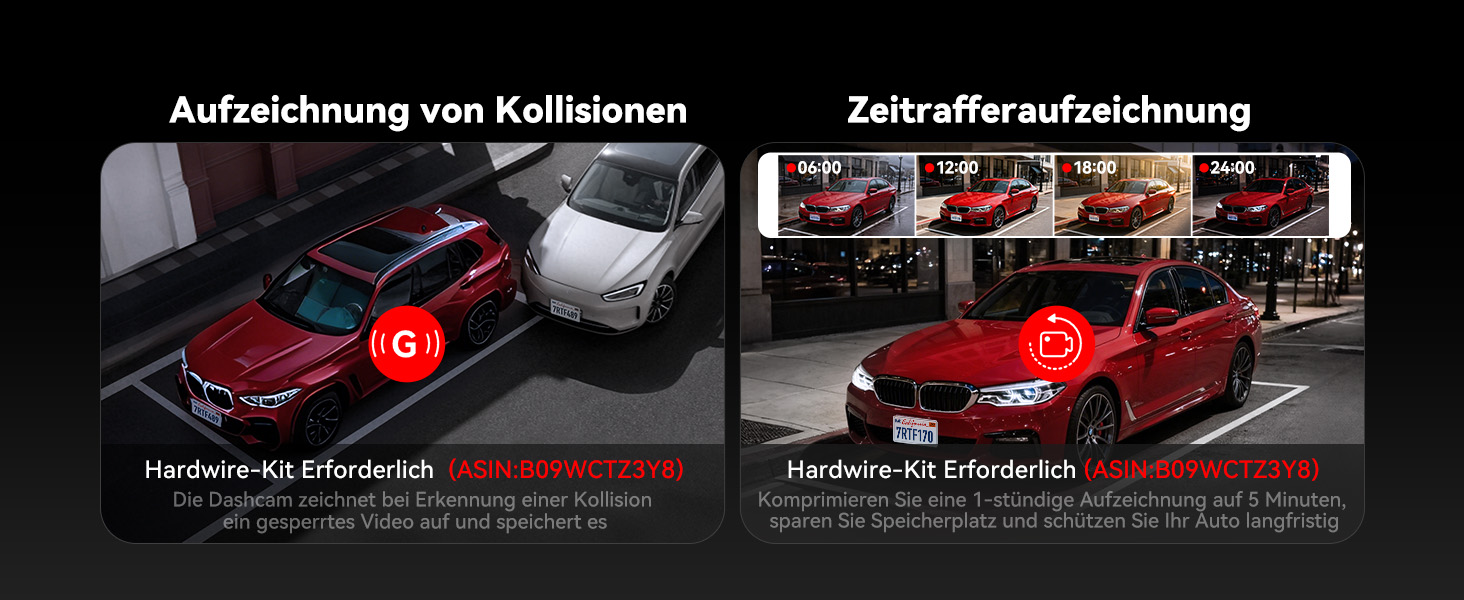 REDTIGER F17 3-Kanal-Dashcam mit Innenraumkamera – Detail 12