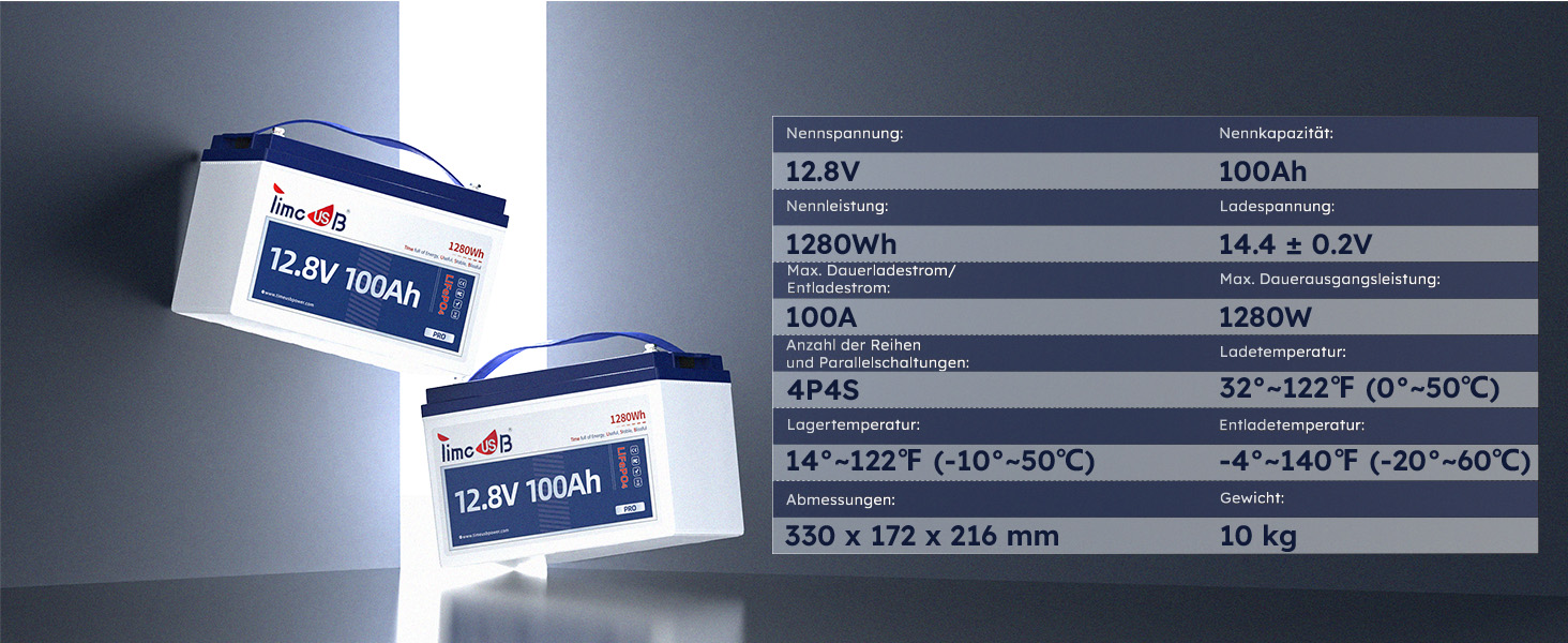 Timeusb 12V 100Ah LiFePO4-Akku Gruppe 31 – Detail 11