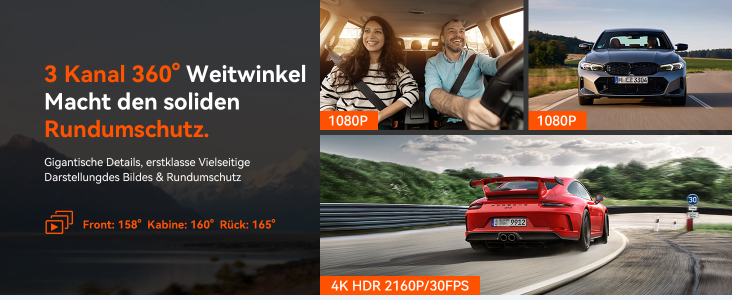 VANTRUE N4 Pro Dashcam 4K mit drei Kanälen – Detail 2