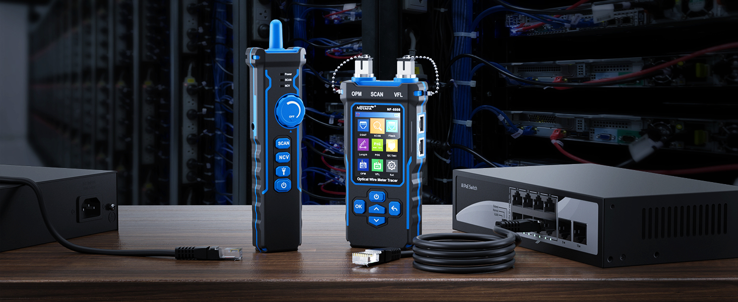 NOYAFA NF-8508 Netzwerkkabeltester mit PoE-Prüfung – Detail 14