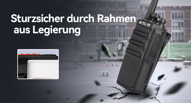 Retevis RT24 Plus Funkgeräte-Set mit zehn Geräten, Headsets und Ladeschalen – Detail 3