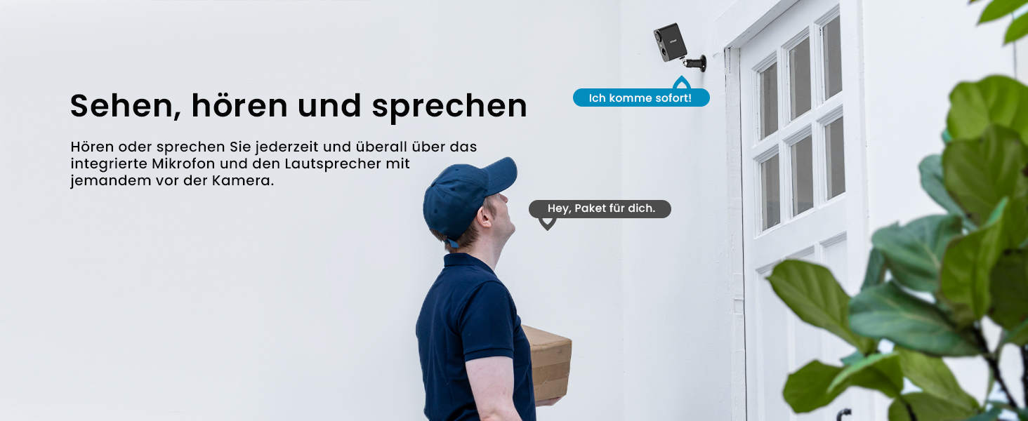 ieGeek ZS-GX3S Akku-Überwachungskamera in Schwarz mit Objektiv, Weisslicht und PIR-Sensor – Detail 12