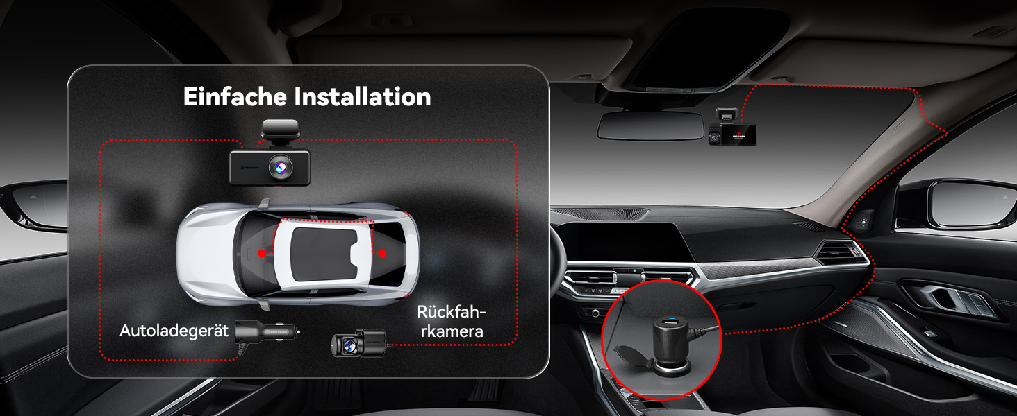 REDTIGER F17 3-Kanal-Dashcam mit Innenraumkamera – Detail 13