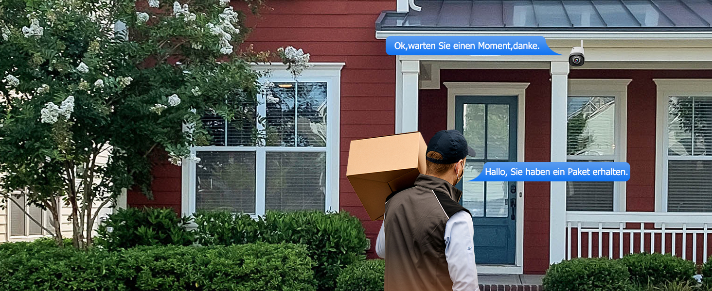 Hiseeu WLAN-Überwachungsset mit vier 5-MP-Kameras und Rekorder mit 12-Zoll-Bildschirm – Detail 3