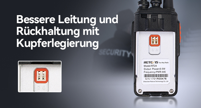 Retevis RT24 Plus Funkgeräte-Set mit zehn Geräten, Headsets und Ladeschalen – Detail 4