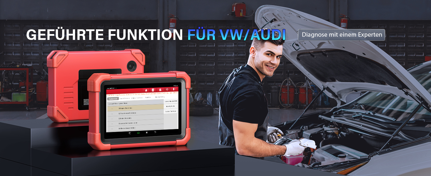 LAUNCH X431 CRP919X BT Diagnosetablet mit 7-Zoll-Display und DBSCar-VII-Bluetooth-Stecker. – Detail 9